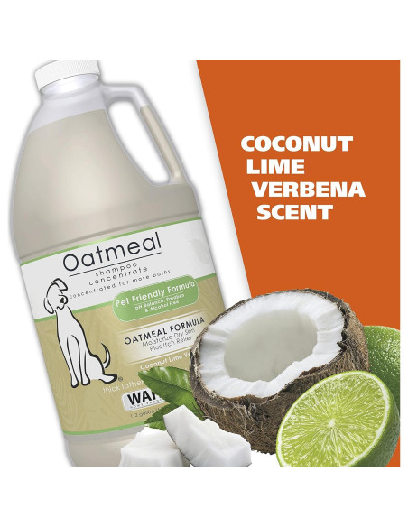 Champú para perros Wahl USA 64 oz Avena y Verbena de Lima