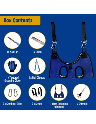 Hamaca de Aseo para Perros Pequeños All Star Pets - Kit Completo