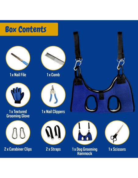 Hamaca de Aseo para Perros Pequeños All Star Pets - Kit Completo