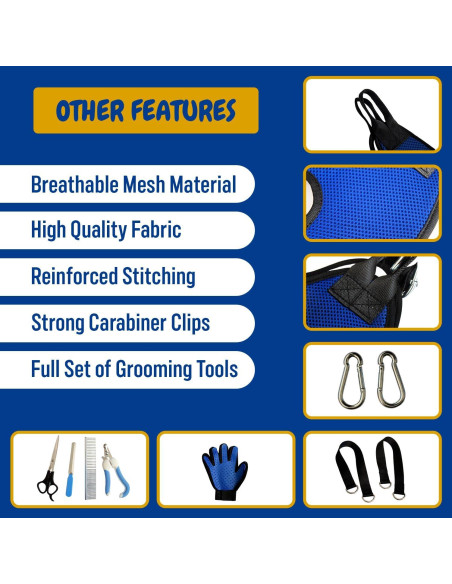 Hamaca de Aseo para Perros Pequeños All Star Pets - Kit Completo