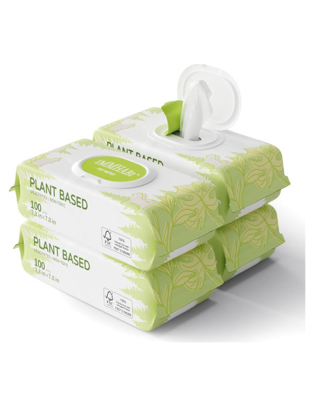 400 Toallitas Ecológicas para Perros IMMHABI Sin Fragancia