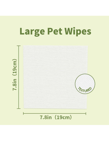 400 Toallitas Ecológicas para Perros IMMHABI Sin Fragancia