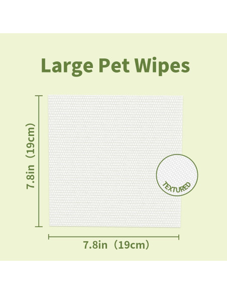 400 Toallitas Ecológicas para Perros IMMHABI Sin Fragancia