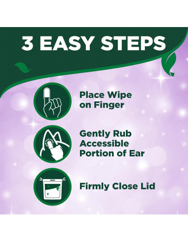 Toallitas Limpiadoras para Oídos Vet's Best 50 Unidades