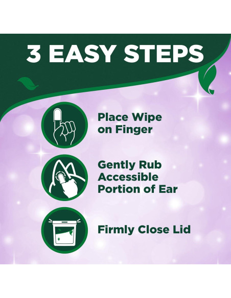 Toallitas Limpiadoras para Oídos Vet's Best 50 Unidades