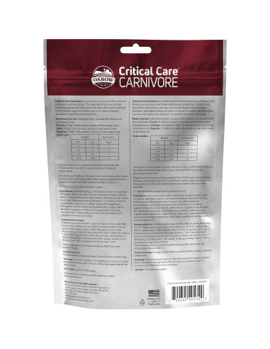 Alimento de Recuperación Oxbow Carnivore 340g para Gatos y Hurones