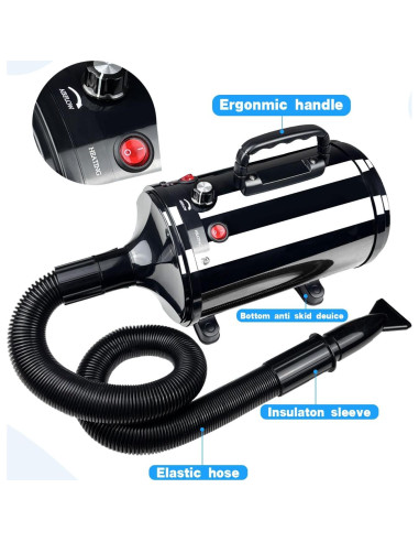 Secador de Pelo para Mascotas GULUQI YC-004 3,56 kg Negro