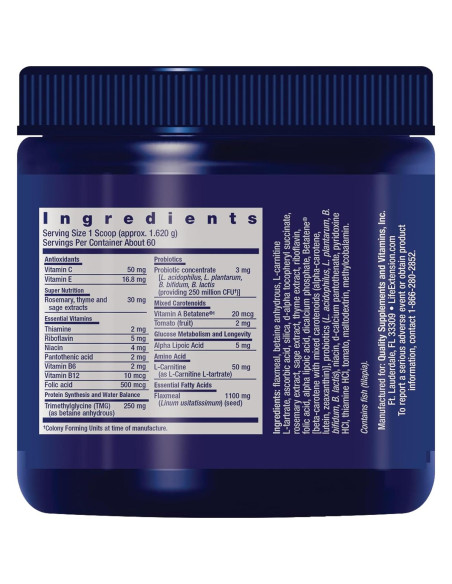 Mezcla Vitaminas y Suplementos para Perros Life Extension 60 porciones