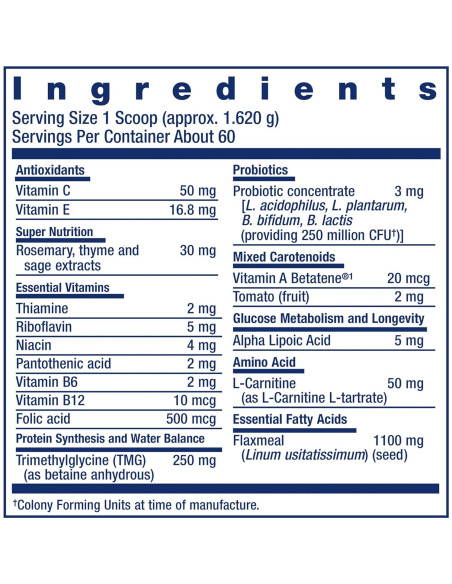 Mezcla Vitaminas y Suplementos para Perros Life Extension 60 porciones