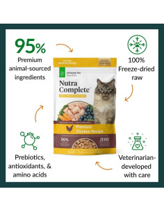Comida Premium para Gatos Nutra Complete Pollo 340 g 2