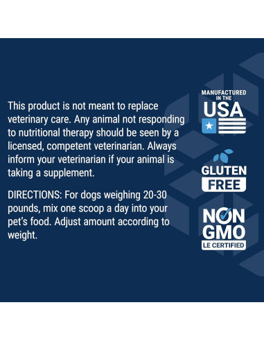 Mezcla Vitaminas y Suplementos para Perros Life Extension 60 porciones