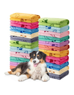 Toallas para Perros Tatuo 22 Pcs Microfibra 50x100 cm