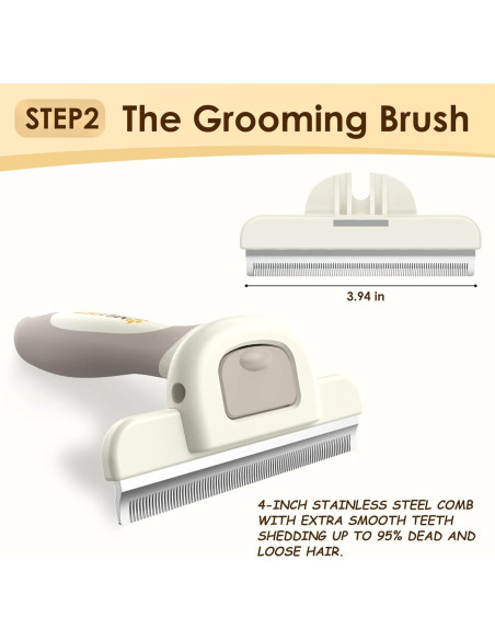 Kit de Aseo Profesional MIU PET para Perros y Gatos Pelo Largo