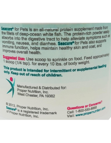 Suplemento en Polvo para Mascotas Proper Nutrition 100 g