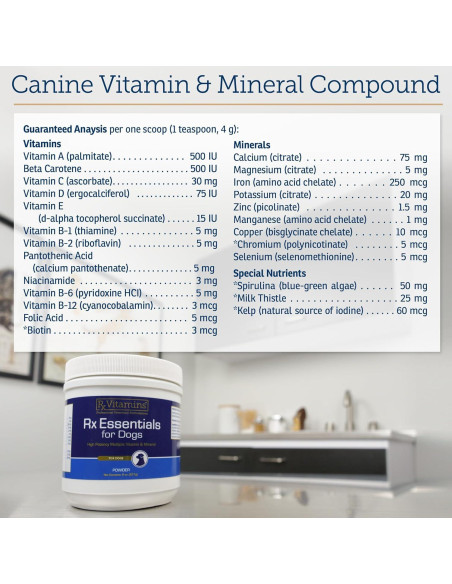 Vitaminas y Minerales para Perros Rx Vitamins 227 g