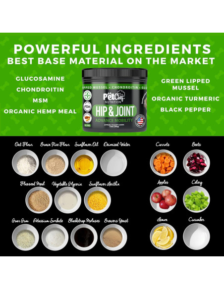 Suplemento Articular para Perros Pet Chef 248g - Glucosamina