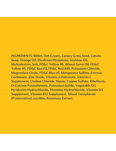 Mezcla Diaria Nutrición Wild Harvest para Aves 4,54 kg Naranja