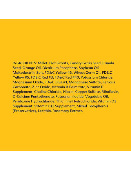 Mezcla Diaria Nutrición Wild Harvest para Aves 4,54 kg Naranja