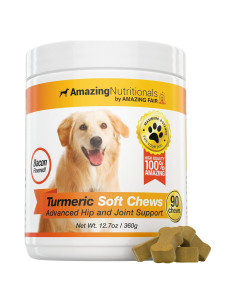 Cápsulas de Cúrcuma para Perros Amazing Nutritionals 90 Unidades
