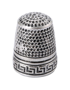 Dedal Antiguo Mtsooning de Metal para Costura y Manualidades