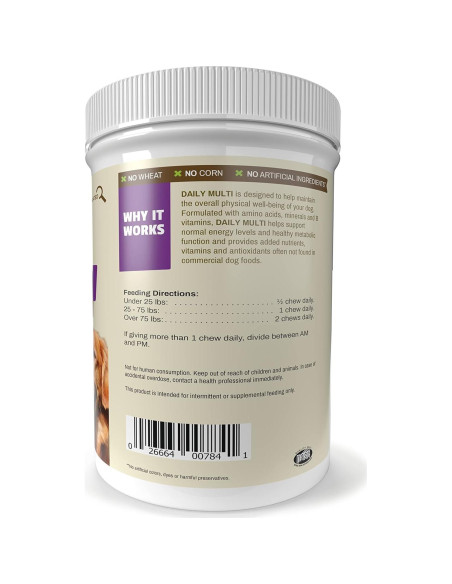 Multivitamina Diaria Pet Naturals para Perros 150 Masticables