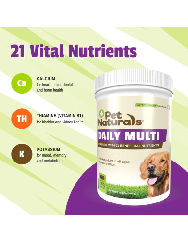 Multivitamina Diaria Pet Naturals para Perros 150 Masticables