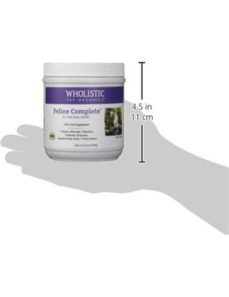 Suplemento Multivitamínico Probiotico para Gatos Wholistic 226g