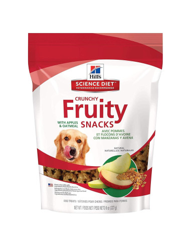 Snacks Naturales para Perros Hill's Manzana y Avena 230g