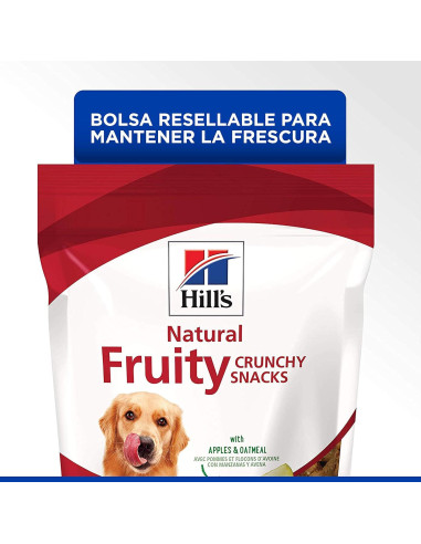 Snacks Naturales para Perros Hill's Manzana y Avena 230g
