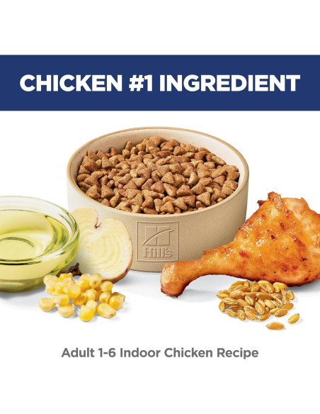 Comida Seca para Gatos Hill's Science Diet Pollo 3,18 kg