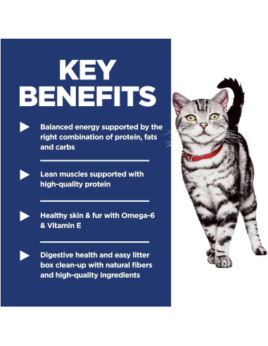 Comida Seca para Gatos Hill's Science Diet Pollo 3,18 kg