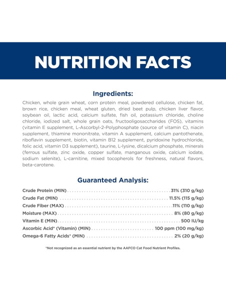 Comida Seca para Gatos Hill's Science Diet Pollo 3,18 kg