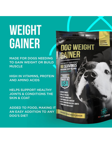 Aumentador de Peso para Perros PET CARE 90 Porciones