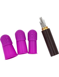 Dedales THIK-Grip de Silicona Hipoalergénica - Juego de 3 2