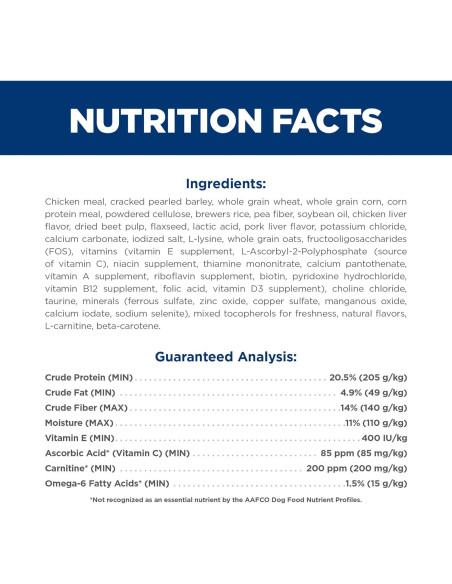 Hill's Science Diet Light 2,27 kg Croquetas Pequeñas Perros