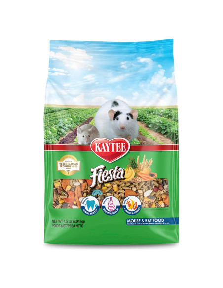 Kaytee Fiesta Comida para Ratones y Ratas 2,04 kg