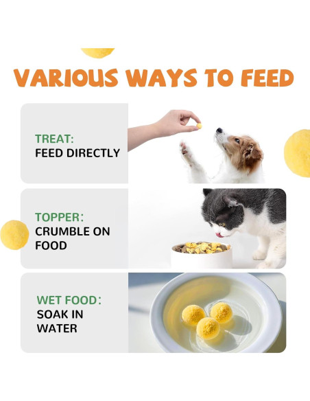 Galletas Deshidratadas para Mascotas PAWUP Yema de Huevo 260g