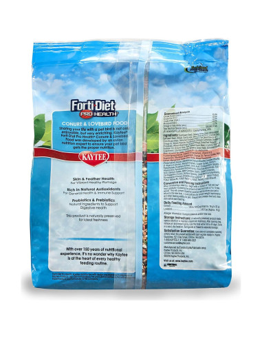 Comida para Conures y Lovebirds Kaytee Forti-Diet 1.81 kg