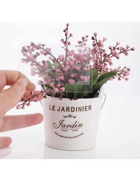 Lentes de Aumento TIESOME 3X - 20 Piezas de PVC 8.5x5.5cm