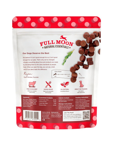 Golosinas Naturales para Perros Full Moon Res 396g