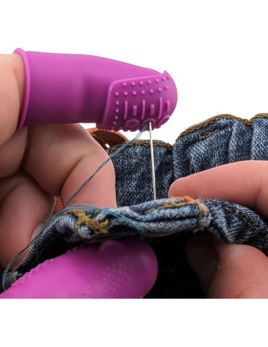 Dedales THIK-Grip de Silicona Hipoalergénica - Juego de 3