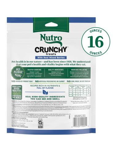 Golosinas para Perros Nutro Crunchy Berries Mixtas 453 g