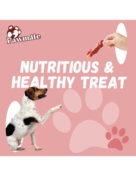 Galletas para Perros Pawmate Doble Batata y Pato 12-15 Unid