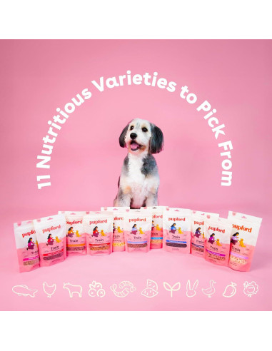 Golosinas Deshidratadas para Perros Pupford Pollo 113g