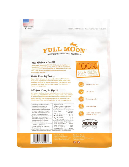 Golosinas para Perros Full Moon Pollo 340 g 100% Natural