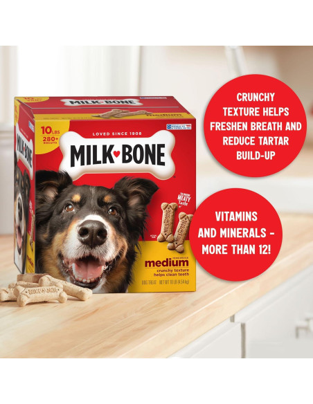 Galletas para perros Milk-Bone Original 4,54 kg medianos
