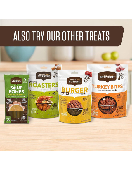 Golosinas para Perros Rachael Ray Nutrish 11 Huesos Res y Cebada