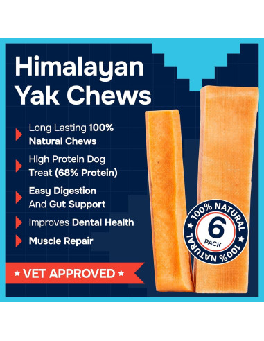 Masticables de Queso de Yak Natural Rexipets 4 Unidades