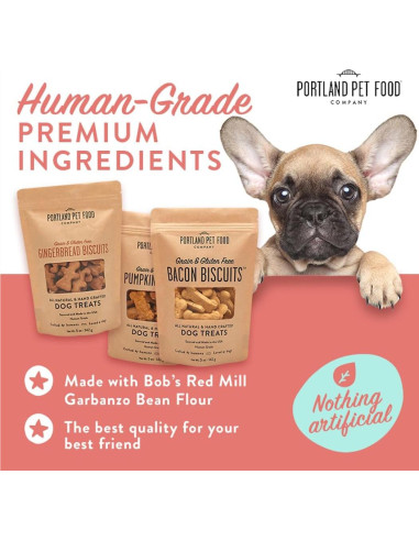 Galletas Saludables para Perros Portland Pet Food 140g Calabaza