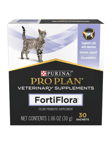 Suplemento Probiótico FortiFlora Purina Pro Plan 30 Unidades